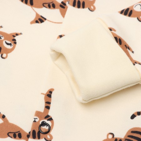 Set: blouse and panties of crumb I am "tiger", height 68-74 cm, beige-2