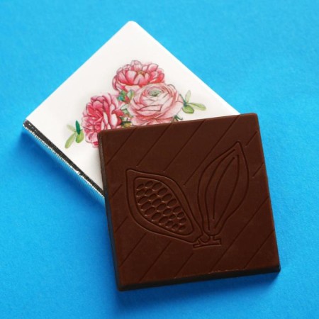 Milk chocolate "With love for you", postcard, 5 g.-2