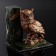 Souvenir "Eagle owl", 10x15x10 cm, coil, gypsum