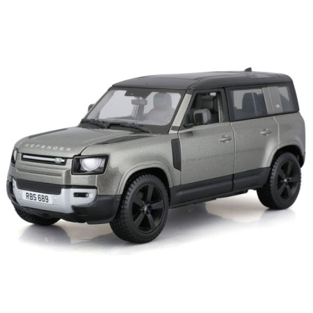 BBURAGO LAND Rover Defender 110 2022, Die-Cast, 1:24, Green color