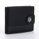 Male purse on a magnet, black color