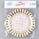 Paper plate "Peas", in the set 6 pcs., Color gold