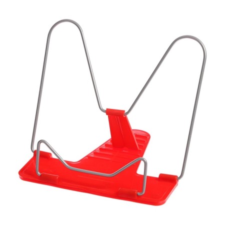 Plastic book/melall Calligrata prestige with euro suspension red