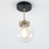 Suspended Citilux “Elvin” CL105115, 13x13x25 cm, 1x20W, LED, Black Color Black