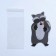 Package for sweets, confectionery packaging, “raccoon”, 11 x 6 cm