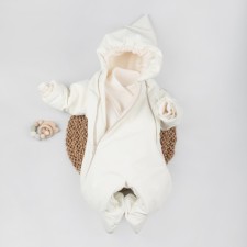 Комбинезон детский демисезонный KinDerLitto «Новый домовёнок-1», рост 56-62 см, цвет молоко