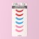 A set of interchangeable elastic bands to eyelashes, 6 pcs, multi -colored