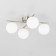 Ceiling chandelier Citilux "Adam Smart" CL228A141 45x41x21 cm, 4x12W, LED, Gray color.