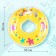 Circle of children's neck, for bathing, “underwater world”, from 1 month, two -chamber, with rattles