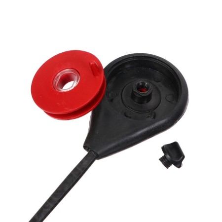 Fishing rod winter balalaika, black color is red, HFB-18-4