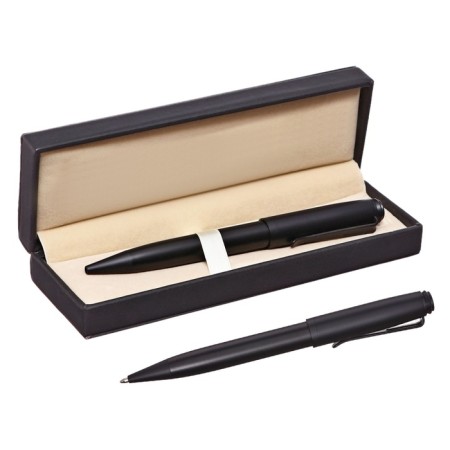 Handle Gift ball in the leatherette case rotary status Black Corps