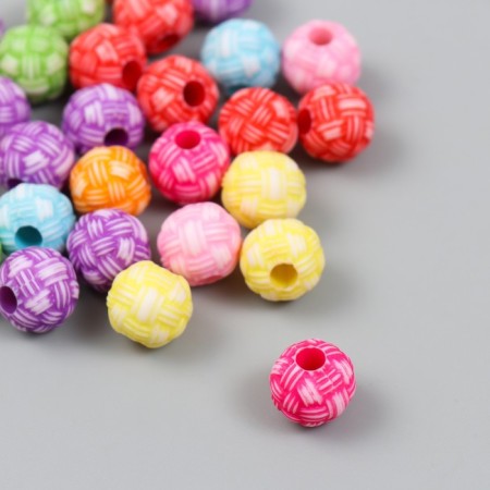 Beads for creativity plastic "stitches" Color d = 1.1 set 20 g-2