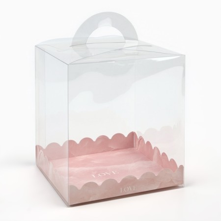 Confectionery box, chest, packaging, love, 16 x 16 x 18 cm-2