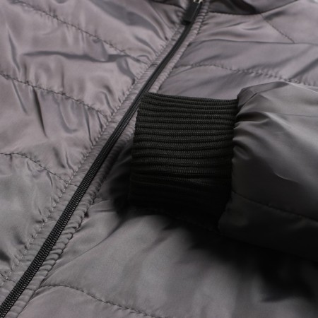 Men's jacket demi -season, gray color, size 48-3
