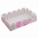 Cookie box, confectionery packaging with PVC lid, "tenderness", 20 x 30 x 8 cm