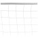 Wood for volleyball, 1x9.5 m, thread 2.2 mm, cells 100x100 mm, white color