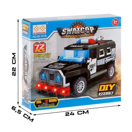 Block designer "Special Forces", light and sound effects, drives, 72 details-5