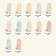 Gel nail polish, Milk Potal, 3 phase, 8ml, LED/UV, white/silver color (01)
