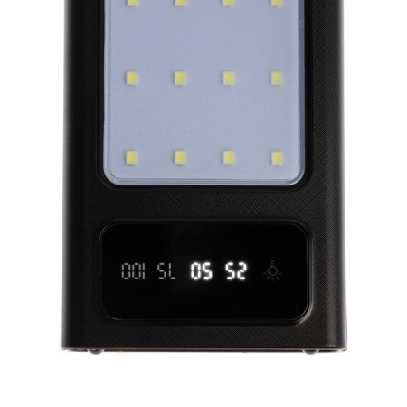 External battery 485, 10000 mAh, Type-C/Lightning/MicroUSB cables, lantern, black-5