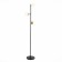 Floor lamp EVOLUCE. Sle220405-03. Forli. 3x60 watts, E27, 26x26x165 cm, black color, brass