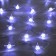 Garland “thread” 2 m Rosa with nozzles “snow star”, IP20, silver thread, 20 LED, white glow, 2 modes, AAX2
