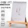 Sketchbook A5, 40 l. 190 g/m2 "ArtLavka White"