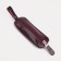 Key of zipper, length 10 cm, metal ring, burgundy color