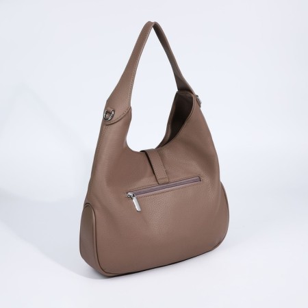 Load bag with lightning, external pocket, brown color-1