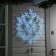 LED figure "Snowflake", 69 cm, Duralight, 144 LED, 220 V, flicker, glow of white/blue