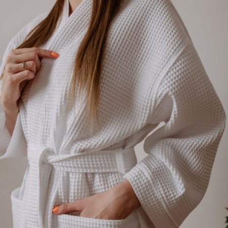 Buffle wafel dressing gown, size XL-2