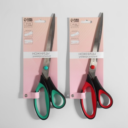 Scissors are universal, mowed blade, 11 ", 28 cm, color mix-3