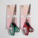 Scissors are universal, mowed blade, 11 ", 28 cm, color mix