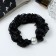Hair gum "Florence" classics, 6 cm, black