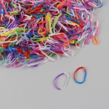 A set of hairdressers to create a hairstyle, d = 2 cm, 50 g, multi -colored