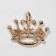 Set 2 objects: brooch, glitter "crown", color, glitter - color mix