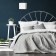 Konni set: cover 230 x 250 cm, pillowcase 45 x 45 cm - 2 pcs, color gray