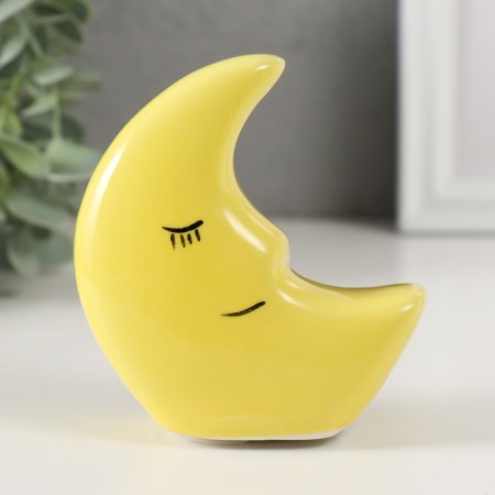 Piggy bank Ceramics "Sleeping Month" 9.5x4x10 cm-3