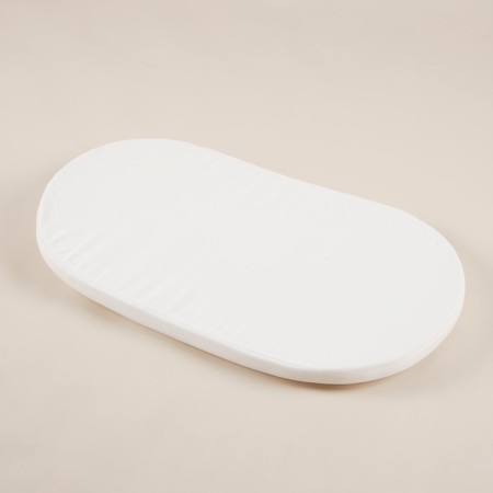 Basket wicker for storing things, carrying and swaddling, with mattress, cotton 70x38x25 cm-4