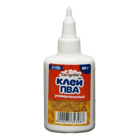 PVA glue Calligrata, with a dispenser, a set of 6 pcs 65 grams-1