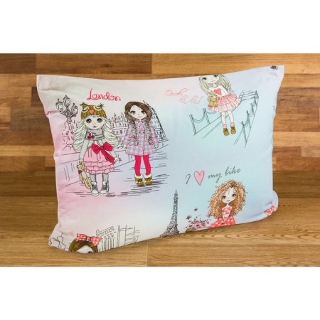 Pillowcase, size 50 × 70 cm, Parisian print