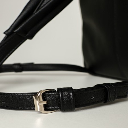 Bag-backpack with lightning, textura, black color-7