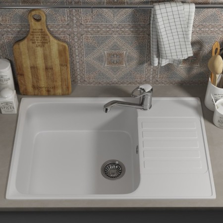 Kitchen is a kitchen of a stone Uperwood UPD-400, 740x480 mm, rectangular, color fog-1