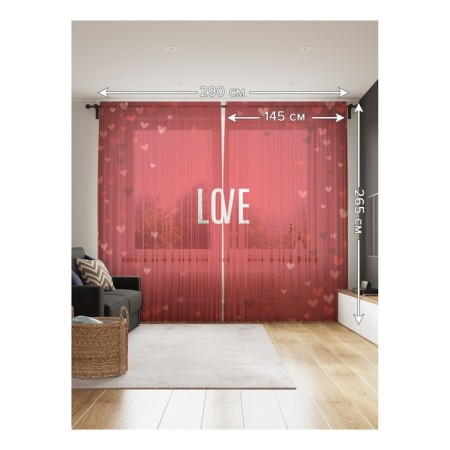 Photo "Love", size 145x265 cm, 2 pcs-1