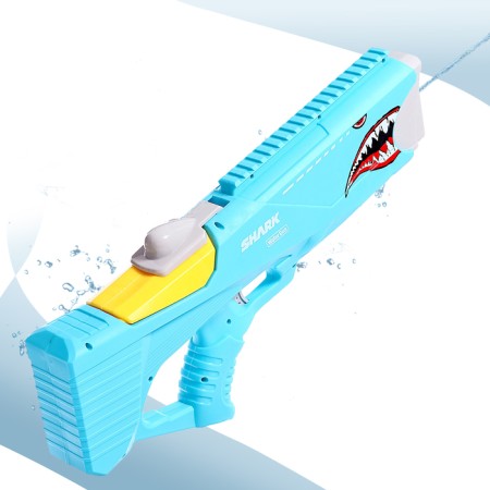 Water blaster "Shark", works on the battery, the color is blue-4