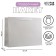 Laminated horizontal "White" laminate, XXL 61 x 46 x 20 cm
