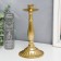 Summary Metal for 1 candle "Provence" gold 22x11x11 cm