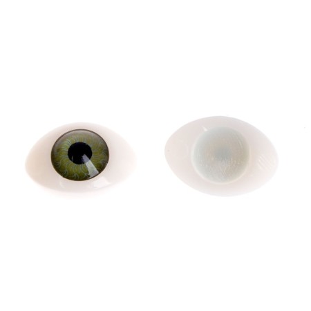 Eyes, set 8 pcs., The size of the iris 12 mm, the color is green-1