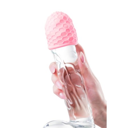 Masturbator A-Toys Pufl, Pink color, three, 6 cm d 2.7 cm-9