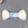 Knitted polypropylene 3 mm white cord 50m