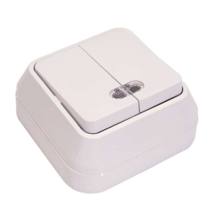Makel 45123, OP, 10A, 2 keys, white color